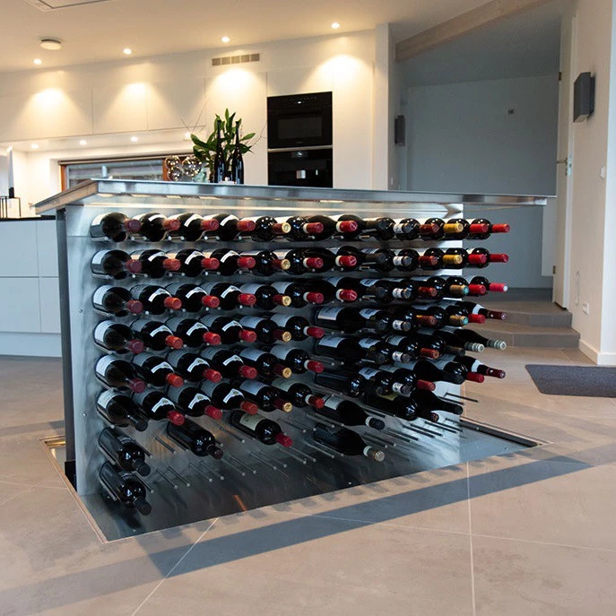 Elevations vinkælder til 200 flasker | Vinorage | Elevation Wine Cellar | Rustfrit stål | Wine-Store.dk