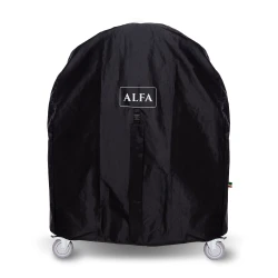 Alfa Forni Overtræk til 1 PIZZA + BASE - MODERNO i sort, regncover til pizzaovn