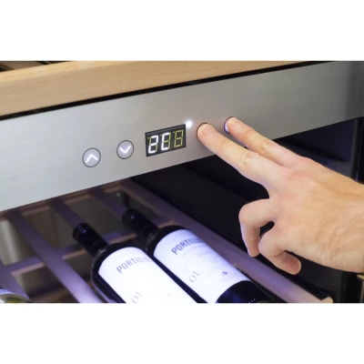 Caso WineChef Pro 40 WiFi - Professionelt vinkøleskab i rustfrit stål med WiFi-styring. WineChef Pro 40 WiFi