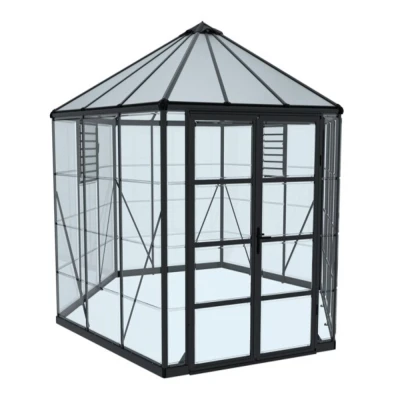 Drivhus Oasis hexagonal 8,6 m2 Drivhus Oasis hexagonal 8,6 m2
