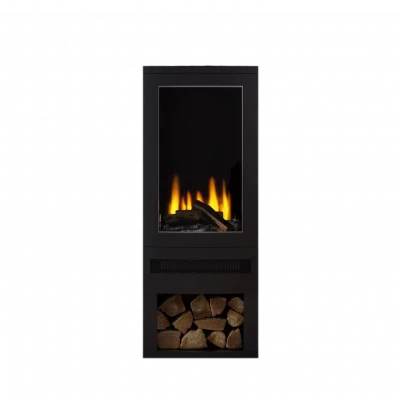 British Fires Bramshaw - Fritstående elpejs med brændeopbevaring British Fires Bramshaw - Fritstående elpejs med brændeopbevaring