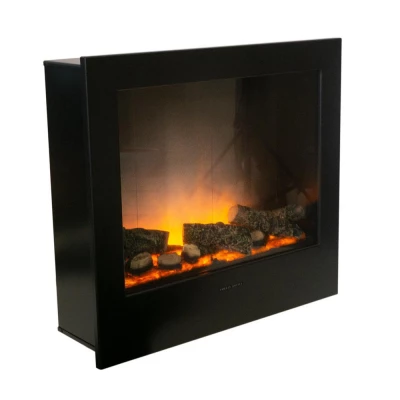 Sort indbygnings elpejs uden varme - Bredde 75,5 cm Sort indbygnings elpejs uden varme - Bredde 75,5 cm