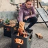 Grill Handsker i læder