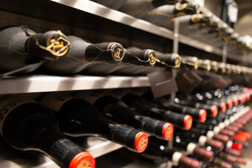 Vinopbevaring i Vinorage vinkælder